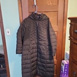 Lane Bryant Black Quilted Puffer Jacket
